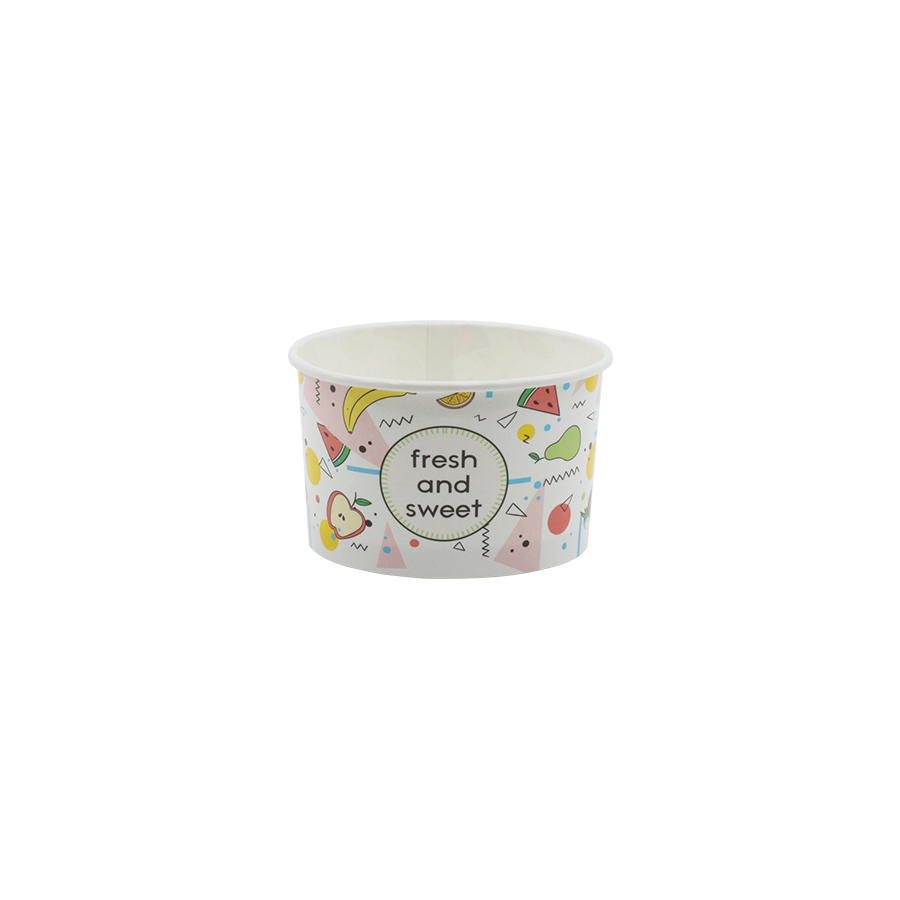 MISKA PAP. NADRUK 245 ML (2813) FRESH AND SWEET A 25 (24 W KARTONIE)
